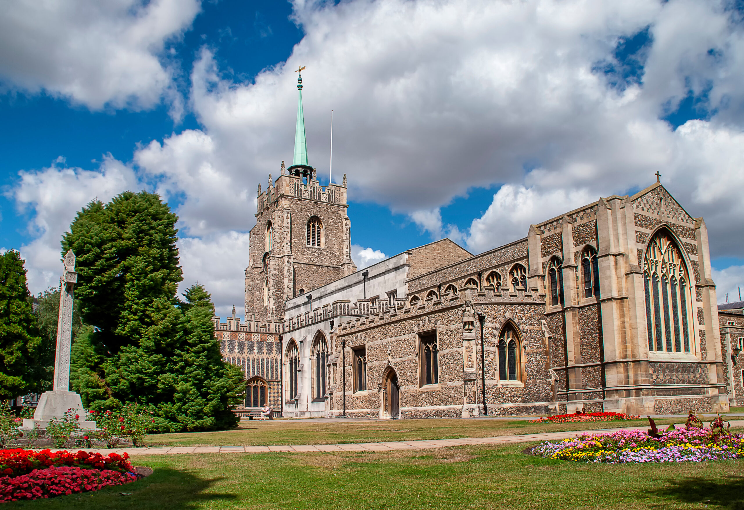 The magnificent cathedral in Chelmsford, UK