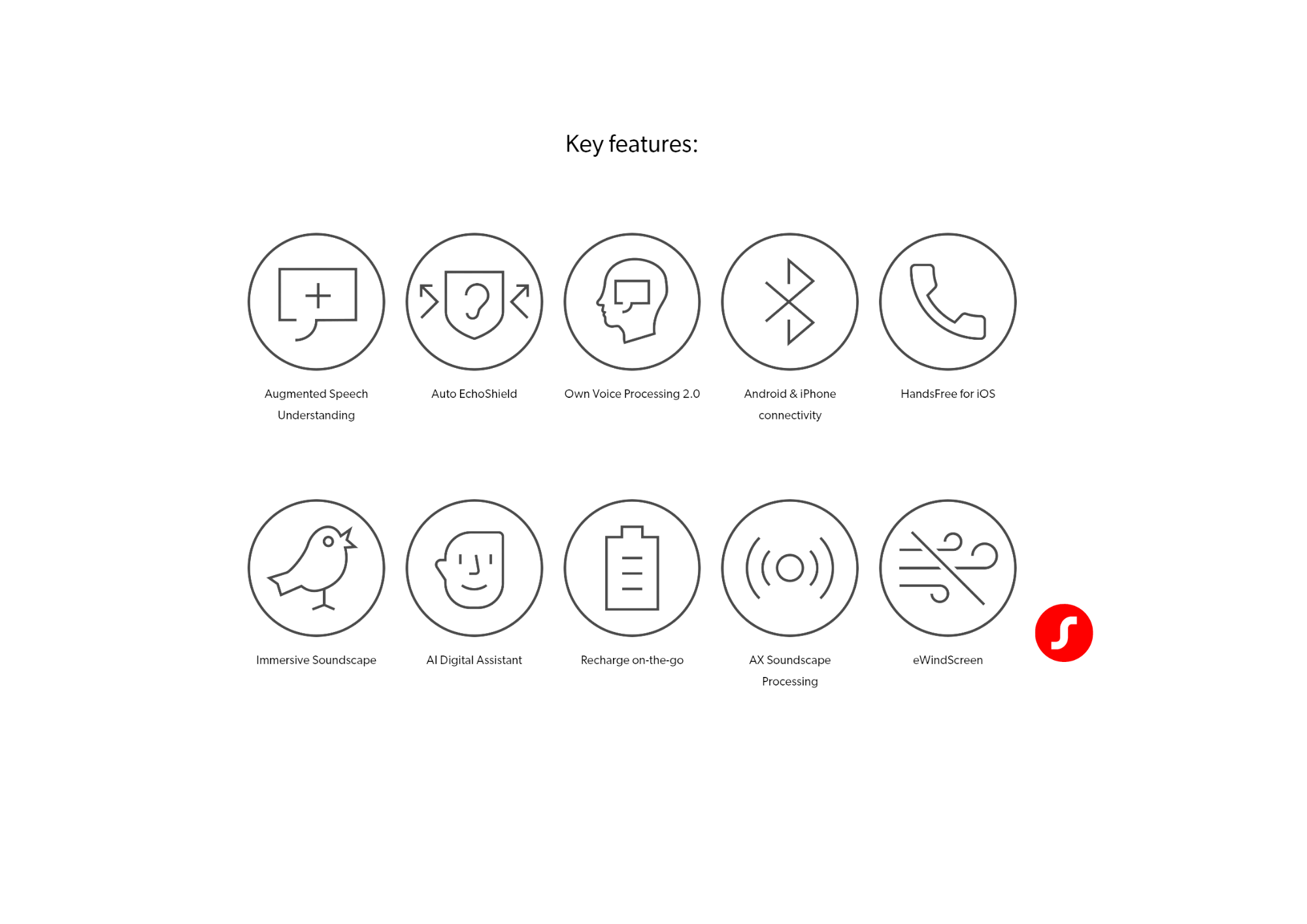 Key features of Signia Hearing Aids Augmented Xperience