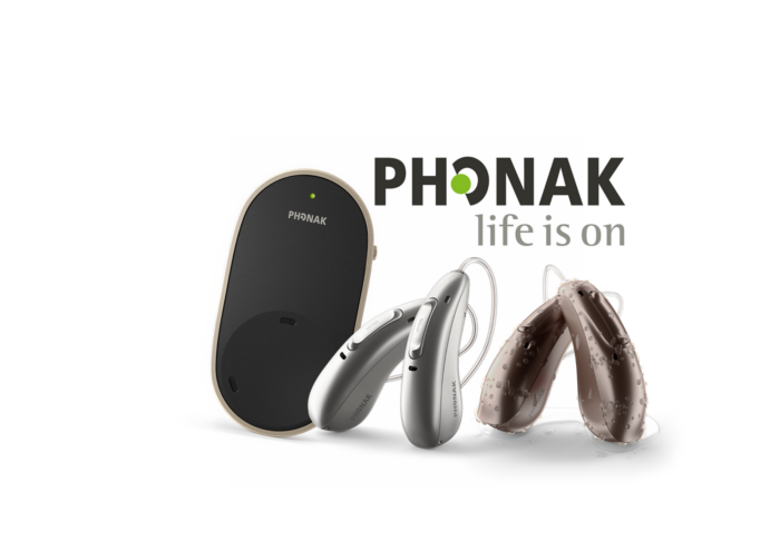 Photo of three Phoank Hearing Devices