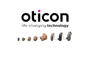 Oticon Logo and Full Line Up