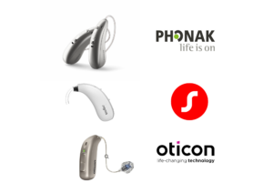 Phonak, Signia and Octicon hearing aids