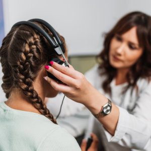 child paediatric audiology hearing test